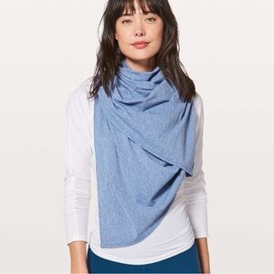 Lululemon Vinyasa Scarf *Rulu Heathered Brilliant Blue